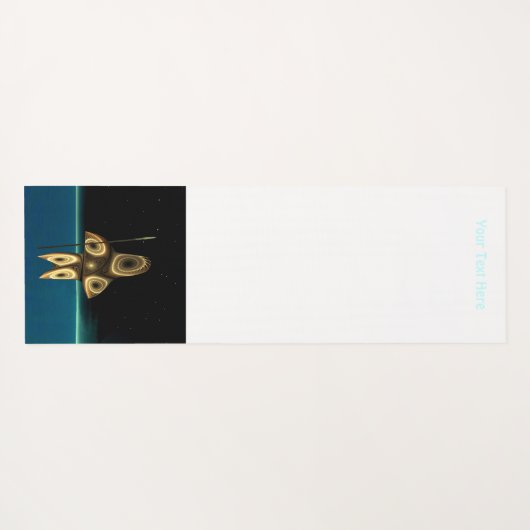 Fraktal Inuit Hunter Yogamatte (Rückseite (Horizontal))