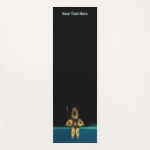 Fraktal Inuit Hunter Yogamatte (Vorderseite)