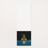 Fraktal Inuit Hunter Yogamatte (Rückseite)