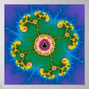 Fraktal Island Poster