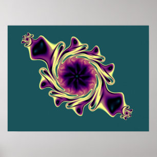 Fraktal Jewel Trinket Poster