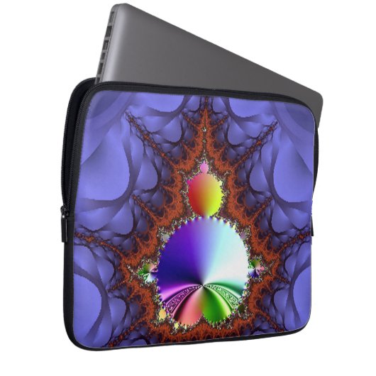 Fraktal Journey Laptopschutzhülle (Vorne Rechts)