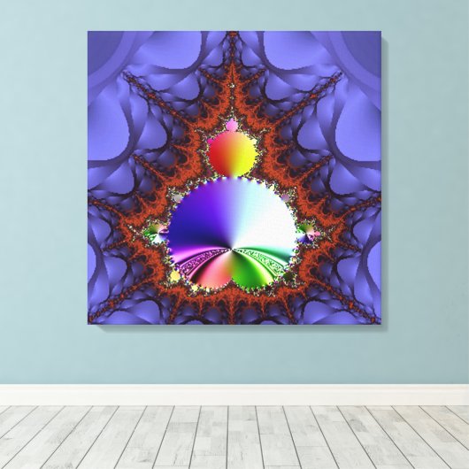 Fraktal Journey Leinwanddruck (Insitu (Holzboden))