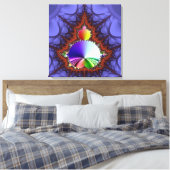 Fraktal Journey Leinwanddruck (Insitu (Schlafzimmer))