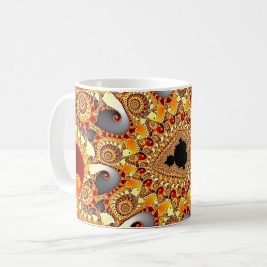Fraktal Kaffeetasse (Vorderseite Links)