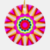 Fraktal Kaleidoskop 01 Keramik Ornament (Hinten)