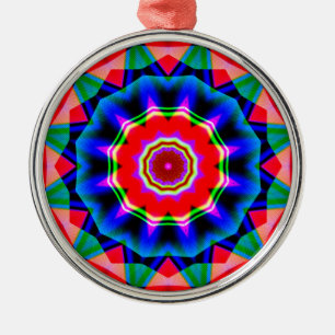 Fraktal Kaleidoskop 02 Ornament Aus Metall
