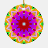 Fraktal Kaleidoskop 04 Keramikornament (Vorne)