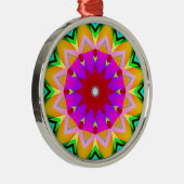 Fraktal Kaleidoskop 04 Ornament Aus Metall (Rechts)