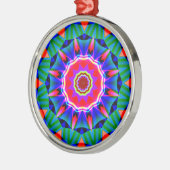 Fraktal Kaleidoskop 05 Ornament Aus Metall (Links)