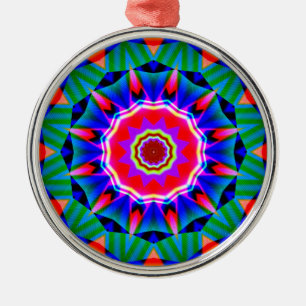 Fraktal Kaleidoskop 05 Ornament Aus Metall
