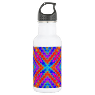 Fraktal Kaleidoskop Art Edelstahlflasche