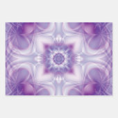 Fraktal Kaleidoskop Geschenkpapier Set (Vorderseite)