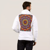 Fraktal-Kaleidoskop-Mandala-Muster-64351 Hoodie (Schwarz voll)