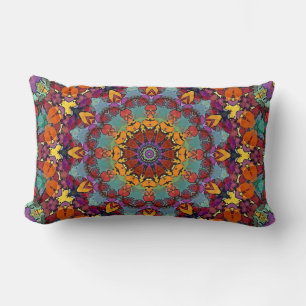 Fraktal-Kaleidoskop-Mandala-Muster-64351 Lendenkissen