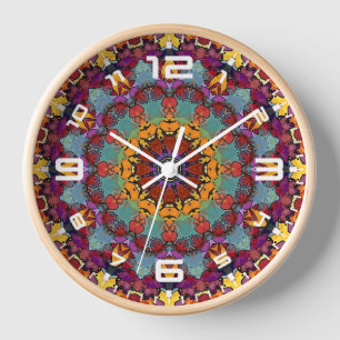Fraktal-Kaleidoskop-Mandala-Muster-64351 Uhr