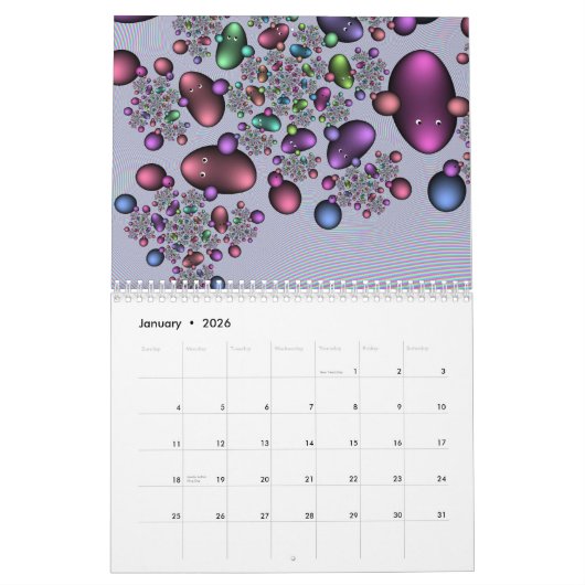 Fraktal-Kalender Kalender (Jan 2026)