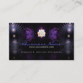 Fraktal-Kammern mit Logo-Visitenkarte Visitenkarte (Rückseite)