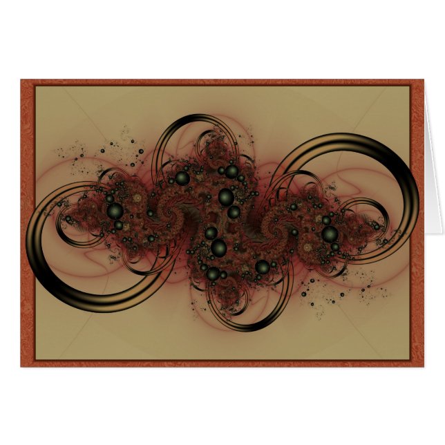 Fraktal-Karte (Vorderseite (Horizontal))