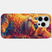 Fraktal-Kätzchen Case-Mate iPhone Hülle (Rückseite (Horizontal))