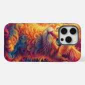 Fraktal-Kätzchen iPhone Hülle (Rückseite (Horizontal))