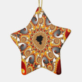 Fraktal Keramik Ornament (Links)