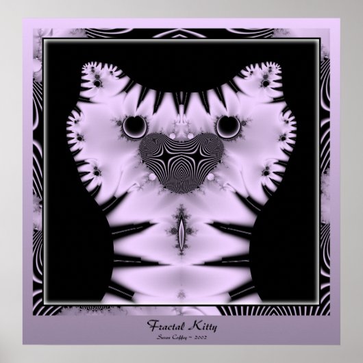Fraktal Kitty Poster (Vorne)