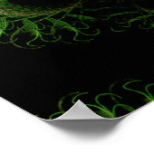 Fraktal-Kranz-Plakat Poster (Ecke)