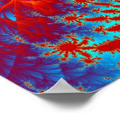 Fraktal Krawatte Poster (Ecke)