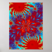 Fraktal Krawatte Poster (Vorne)
