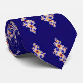 Fraktal-Krawatte - Seepferd-Julia-Set Krawatte (Gerollt)