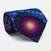 Fraktal-Krawatte - Seepferd-Tal TIA2 Krawatte (Gerollt)