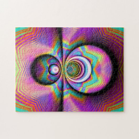 Fraktal-Kunst das Reflexions-Puzzlespiel Puzzle (Horizontal)