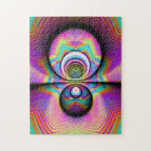 Fraktal-Kunst das Reflexions-Puzzlespiel Puzzle (Vertikal)