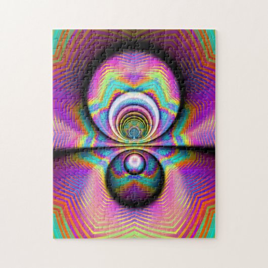 Fraktal-Kunst das Reflexions-Puzzlespiel Puzzle (Vertikal)