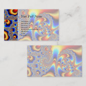 - Fraktal-Kunst durch gleiten Visitenkarte (Vorne/Hinten)