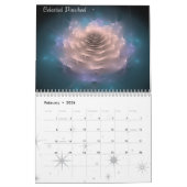 Fraktal-Kunst durch Rebecca Poole Kalender (Feb 2026)