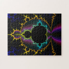 Fraktal-Kunst-elektrische Nacht Puzzle