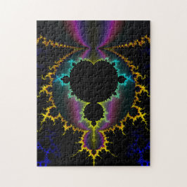 Fraktal-Kunst-elektrische Nacht Puzzle