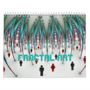 Fraktal-Kunst Kalender