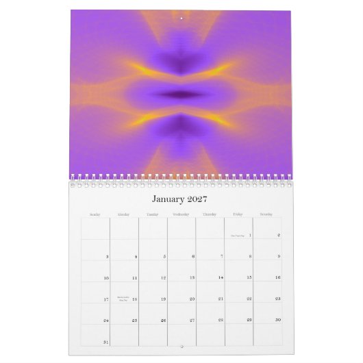Fraktal-Kunst-Kalender 2015 D Kalender (Jan 2027)