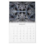 Fraktal-Kunst von Liz Molnar Kalender (Jan 2027)