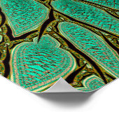 Fraktal Leaf Detail Poster (Ecke)