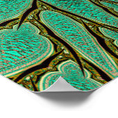 Fraktal Leaf Detail Poster (Ecke)