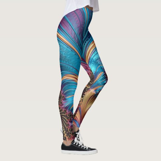 Fraktal Leggings (Rechts)