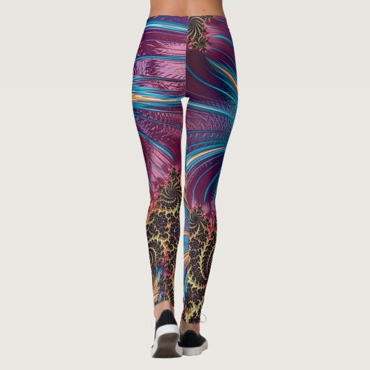 Fraktal Leggings (Rückseite)