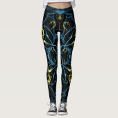 Fraktal Leggings (Vorderseite)