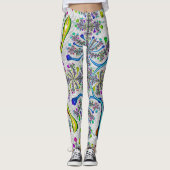 Fraktal-Leggings Leggings (Vorderseite)