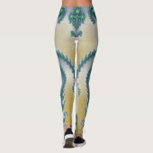 Fraktal Leggings ~ Mandelbrot ~ Fibonacci ~ * ~ (Rückseite)