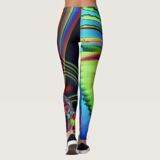 Fraktal-Leggings, Snoopy Leggings (Rückseite)